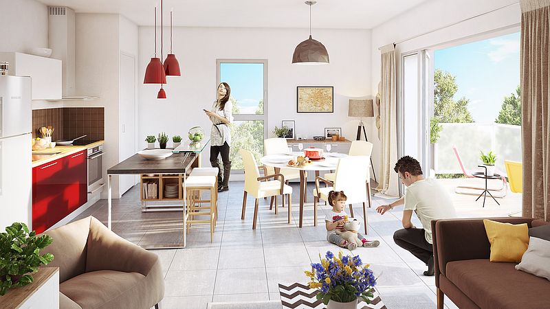 Pinel acheter appartement neuf Bordeaux : résidence MÉLODY Parempuyre - Sefiso Aquitaine